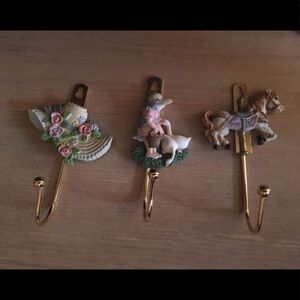 New in Box - Bundle of Three Wall Jewelry Hooks
